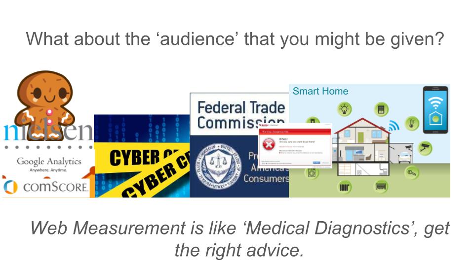 A slide from "Use Web Measurements Properly in 6 Minutes".